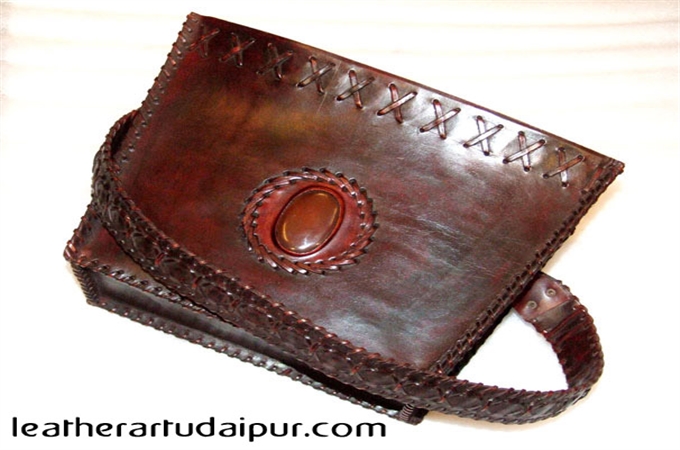 Leather Business Card Holder : Leather Basket